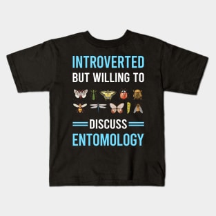 Introverted Entomology Entomologist Insect Insects Bug Bugs Kids T-Shirt